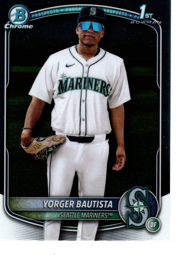 Bowman Chrome 2025 Prospects #BCP-194 Yorger Bautista, Seattle Mariners
