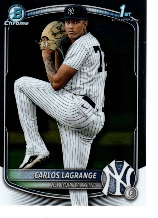 Bowman Chrome 2025 Prospects #BCP-202 Carlos Lagrange, New York Yankees