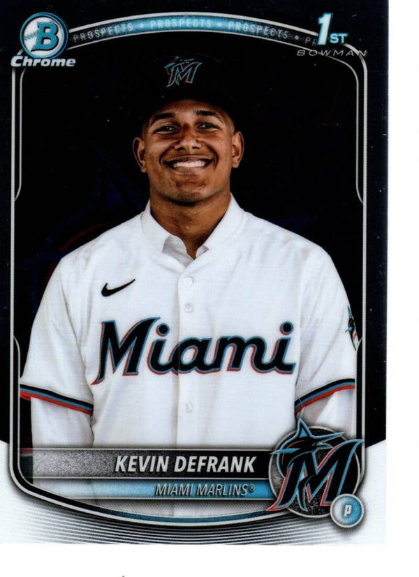 Bowman Chrome 2025 Prospects #BCP-205 Kevin Defrank, Miami Marlins