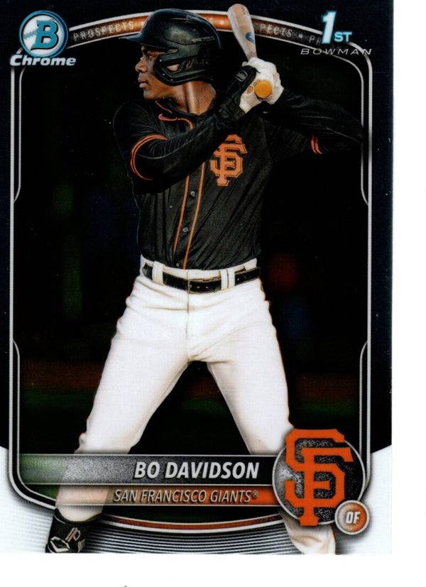 Bowman Chrome 2025 Prospects #BCP-206 Bo Davidson, San Francisco Giants