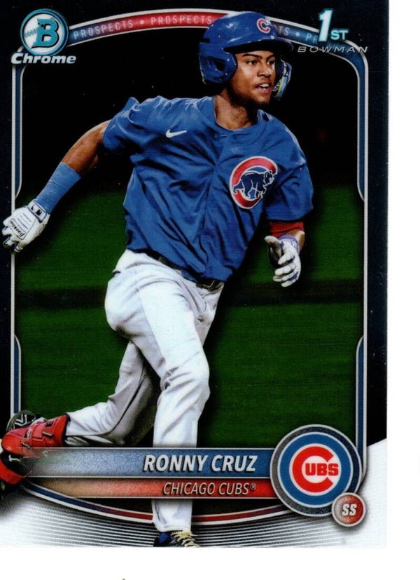 Bowman Chrome 2025 Prospects #BCP-213 Ronny Cruz, Chicago Cubs