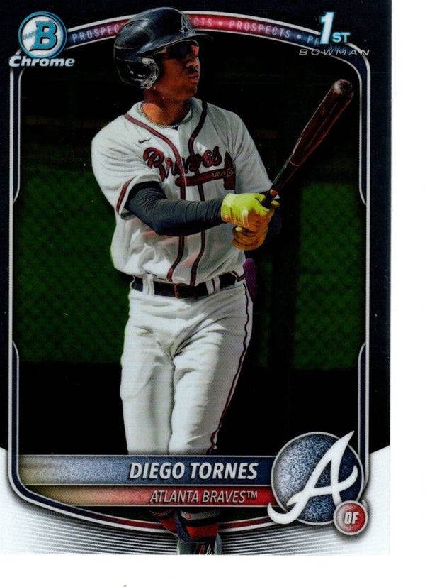 Bowman Chrome 2025 Prospects #BCP-214 Diego Tornes, Atlanta Braves