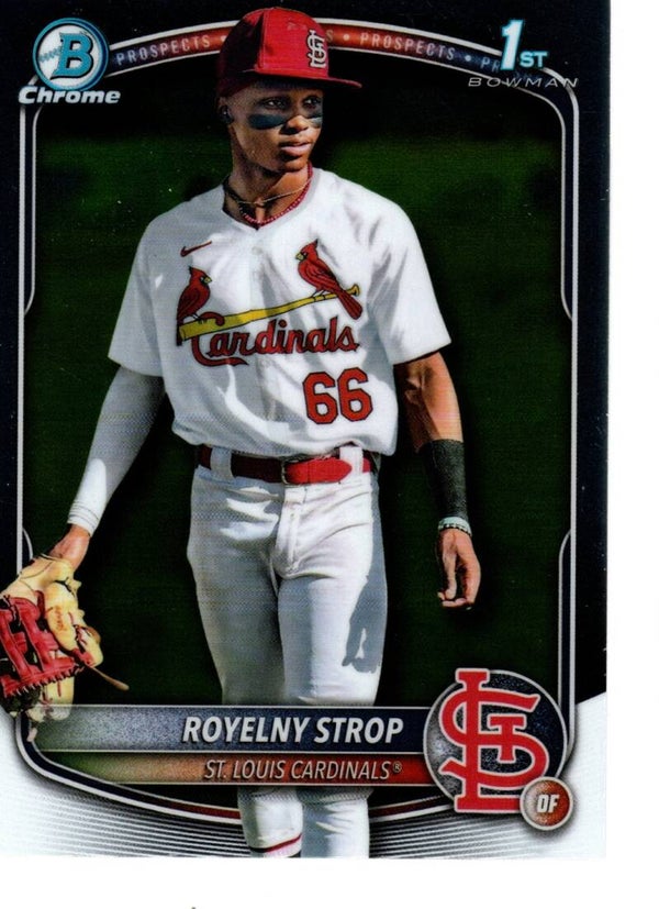 Bowman Chrome 2025 Prospects #BCP-221 Royelny Strop, St. Louis Cardinals