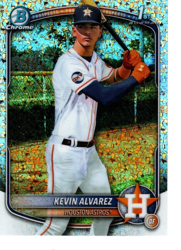 Bowman Chrome 2025 Prospects Mini Diamond #BCP-227 Kevin Alvarez, Houston Astros
