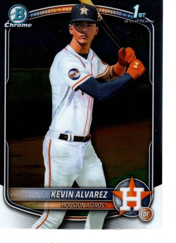 Bowman Chrome 2025 Prospects #BCP-227 Kevin Alvarez, Houston Astros