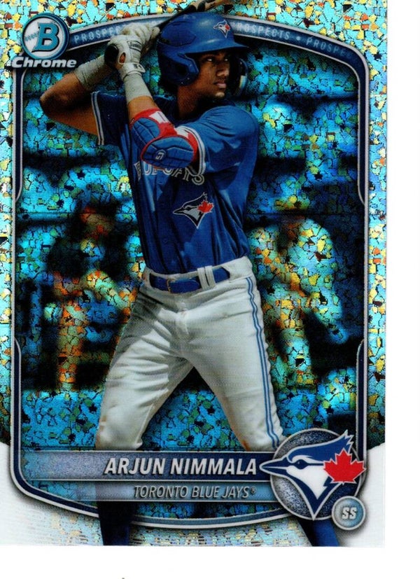 Bowman Chrome 2025 Prospects Mini Diamond #BCP-228 Arjun Nimmala, Toronto Blue Jays