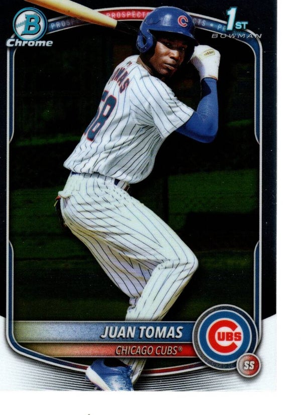 Bowman Chrome 2025 Prospects #BCP-230 Juan Tomas, Chicago Cubs