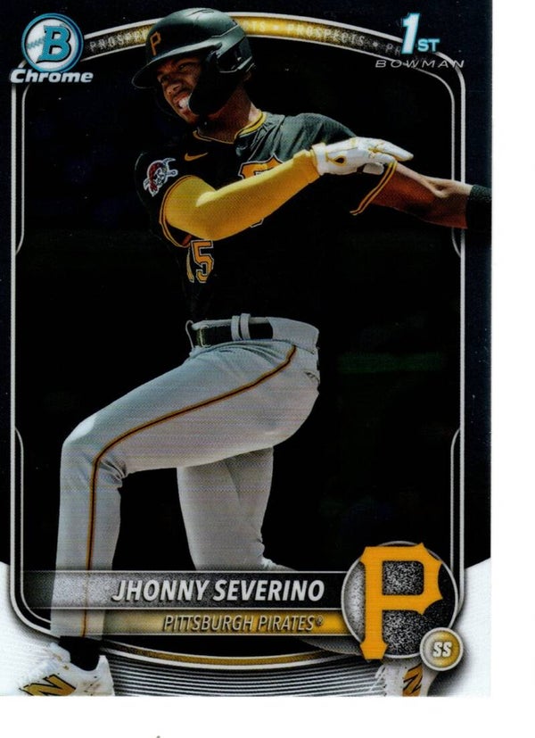 Bowman Chrome 2025 Prospects #BCP-233 Jhonny Severino, Pittsburgh Pirates