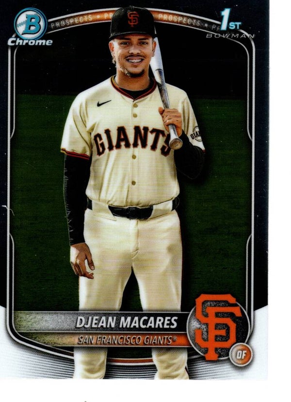 Bowman Chrome 2025 Prospects #BCP-237 Djean Macares, San Francisco Giants