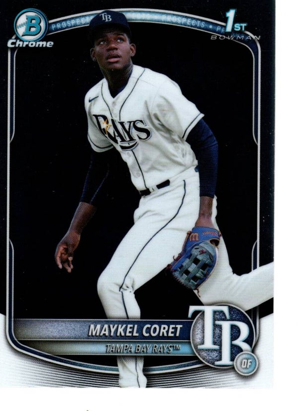 Bowman Chrome 2025 Prospects #BCP-240 Maykel Coret, Tampa Bay Rays