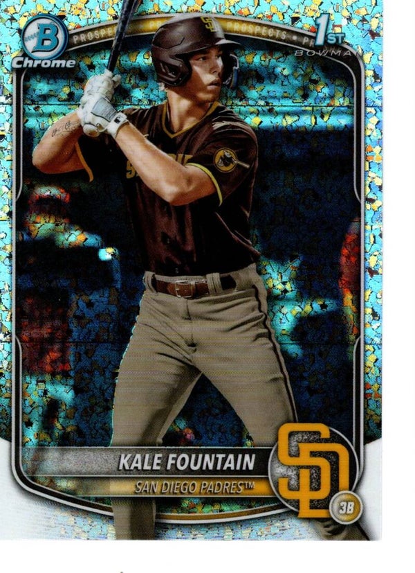 Bowman Chrome 2025 Prospects Mini Diamond #BCP-246 Kale Fountain, San Diego Padres
