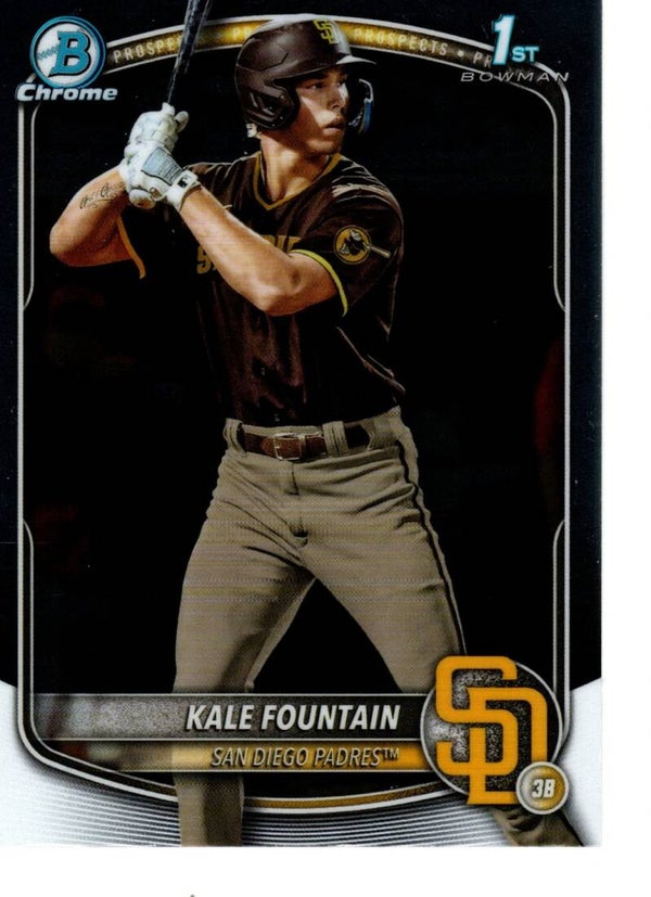 Bowman Chrome 2025 Prospects #BCP-246 Kale Fountain, San Diego Padres