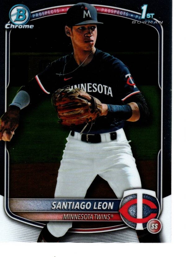 Bowman Chrome 2025 Prospects #BCP-247 Santiago Leon, Minnesota Twins