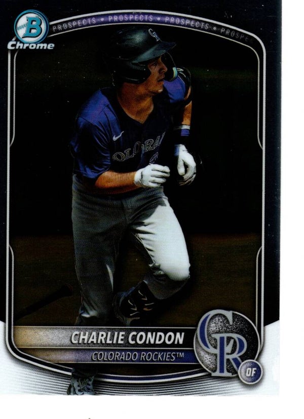Bowman Chrome 2025 Prospects #BCP-248 Charlie Condon, Colorado Rockies