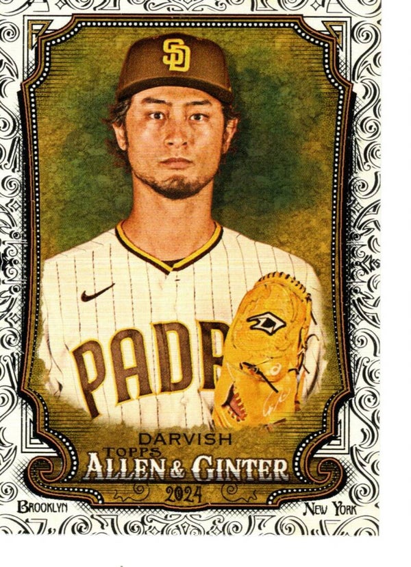 Allen & Ginter 2024 Foil Filagree #5 Yu Darvish, San Diego Padres