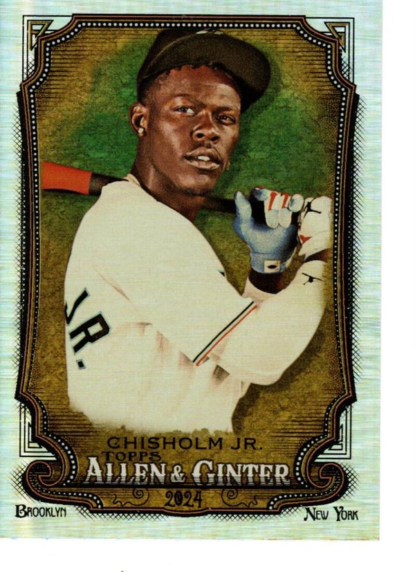 Allen & Ginter 2024 Silver Portrait #13 Jazz Chisholm Jr., Miami Marlins