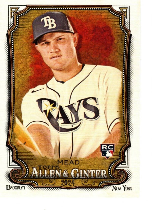Allen & Ginter 2024 #14 Curtis Mead, Tampa Bay Rays RC