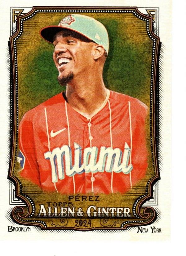 Allen & Ginter 2024 #18 Eury Pérez, Miami Marlins