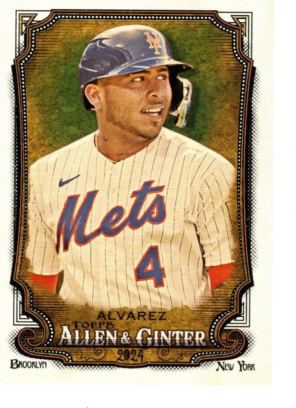 Allen & Ginter 2024 #16 Francisco Alvarez, New York Mets