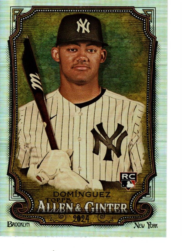 Allen & Ginter 2024 Silver Portrait #31 Jasson Domínguez, New York Yankees (RC)