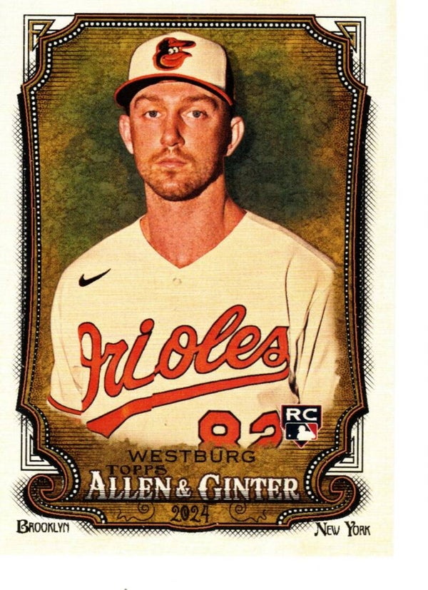 Allen & Ginter 2024 #33 Jordan Westburg, Baltimore Orioles RC