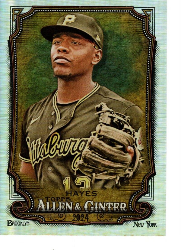 Allen & Ginter 2024 Silver Portrait #42 Ke’Bryan Hayes, Pittsburgh Pirates