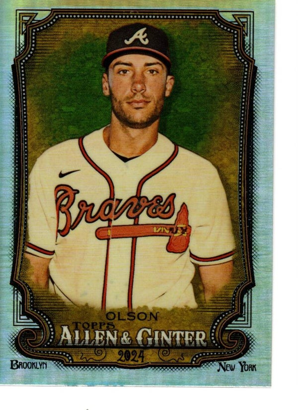 Allen & Ginter 2024 Chrome Refractor #45 Matt Olson, Atlanta Braves