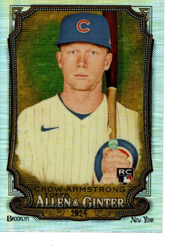Allen & Ginter 2024 Chrome Refractor #46 Pete Crow-Armstrong, Chicago Cubs RC