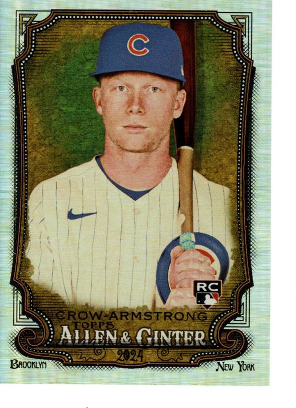 Allen & Ginter 2024 Silver Portrait #46 Pete Crow-Armstrong, Chicago Cubs RC