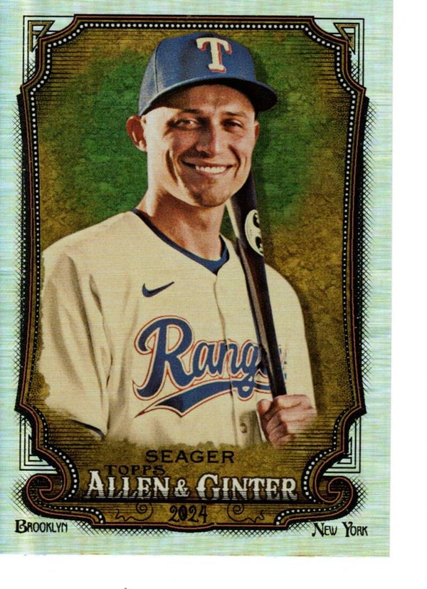 Allen & Ginter 2024 Silver Portrait #48 Corey Seager, Texas Rangers