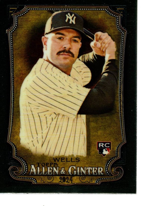 Allen & Ginter 2024 Chrome #53 Austin Wells, New York Yankees RC