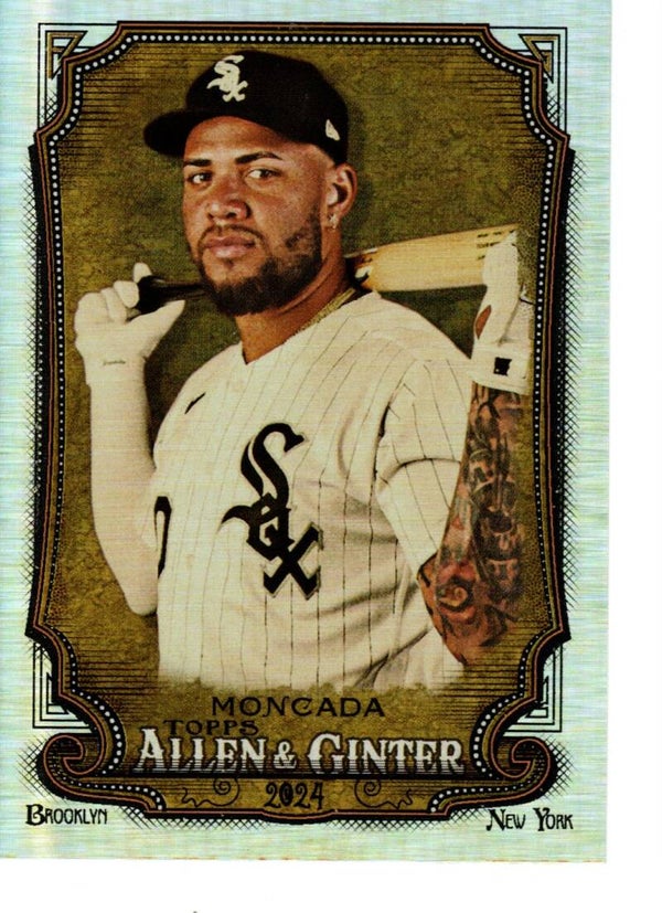 Allen & Ginter 2024 Silver Portrait #61 Yoán Moncada, Chicago White Sox