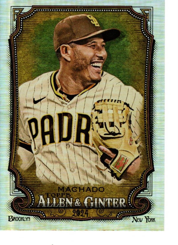 Allen & Ginter 2024 Silver Portrait #66 Manny Machado, San Diego Padres