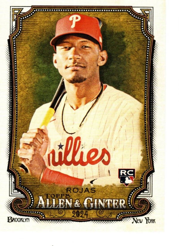 Allen & Ginter 2024 #69 Johan Rojas, Philadelphia Phillies RC