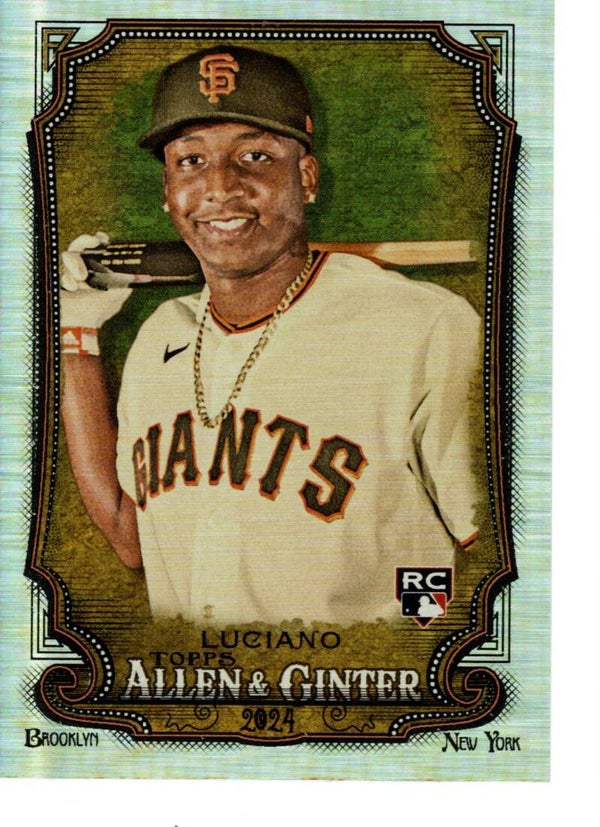 Allen & Ginter 2024 Silver Portrait #79 Marco Luciano, San Francisco Giants (RC)