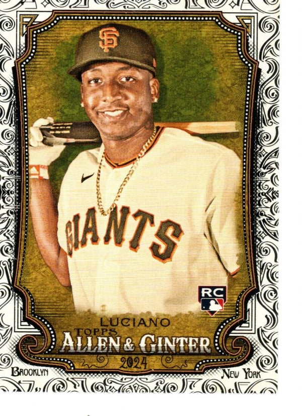 Allen & Ginter 2024 Foil Filagree #79 Marco Luciano, San Francisco Giants (RC)