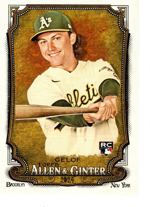 Allen & Ginter 2024 #82 Zack Gelof, Oakland Athletics RC