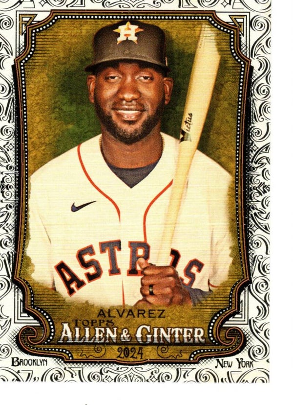Allen & Ginter 2024 Foil Filagree #83 Yordan Alvarez, Houston Astros