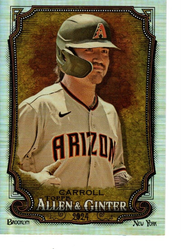 Allen & Ginter 2024 Silver Portrait #87 Corbin Carroll, Arizona Diamondbacks