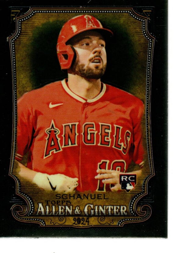 Allen & Ginter 2024 Chrome #88 Nolan Schanuel, Los Angeles Angels RC