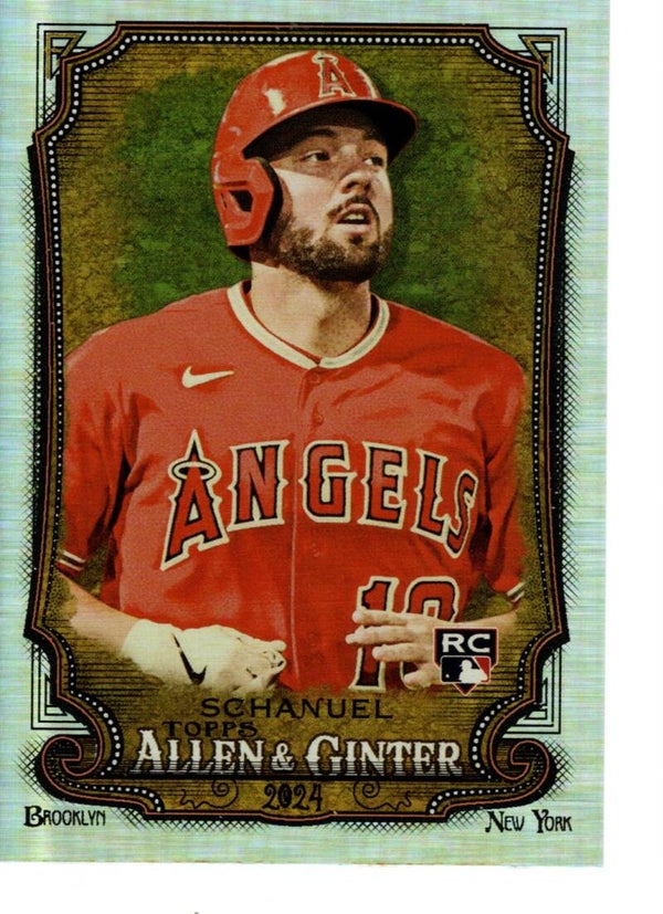 Allen & Ginter 2024 Silver Portrait #88 Nolan Schanuel, Los Angeles Angels RC