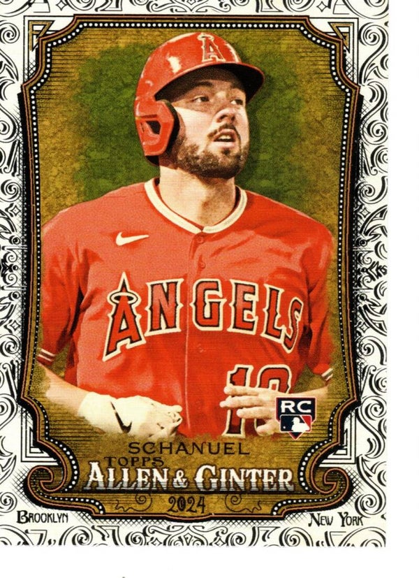 Allen & Ginter 2024 Foil Filagree #88 Nolan Schanuel, Los Angeles Angels RC