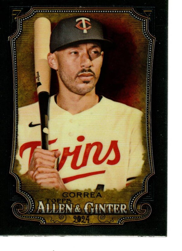 Allen & Ginter 2024 Chrome #90 Carlos Correa, Minnesota Twins