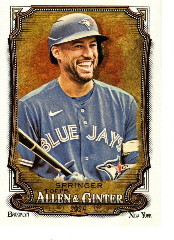Allen & Ginter 2024 #91 George Springer, Toronto Blue Jays