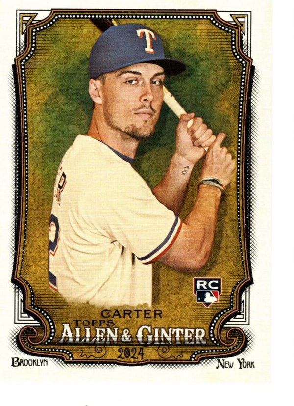 Allen & Ginter 2024 #96 Evan Carter, Texas Rangers RC