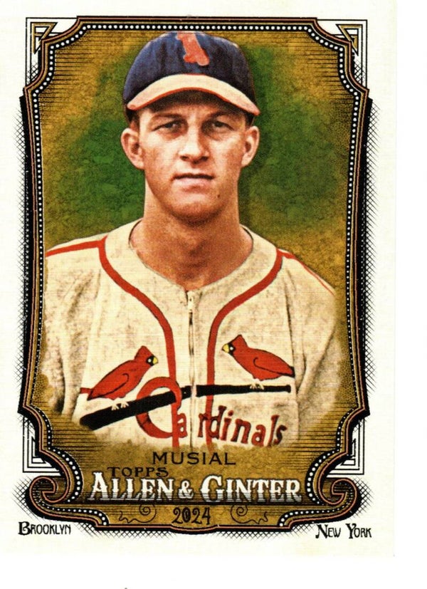 Allen & Ginter 2024 #101 Stan Musial, St. Louis Cardinals