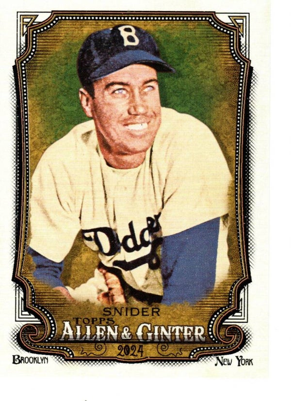 Allen & Ginter 2024 #104 Duke Snider, Brooklyn Dodgers
