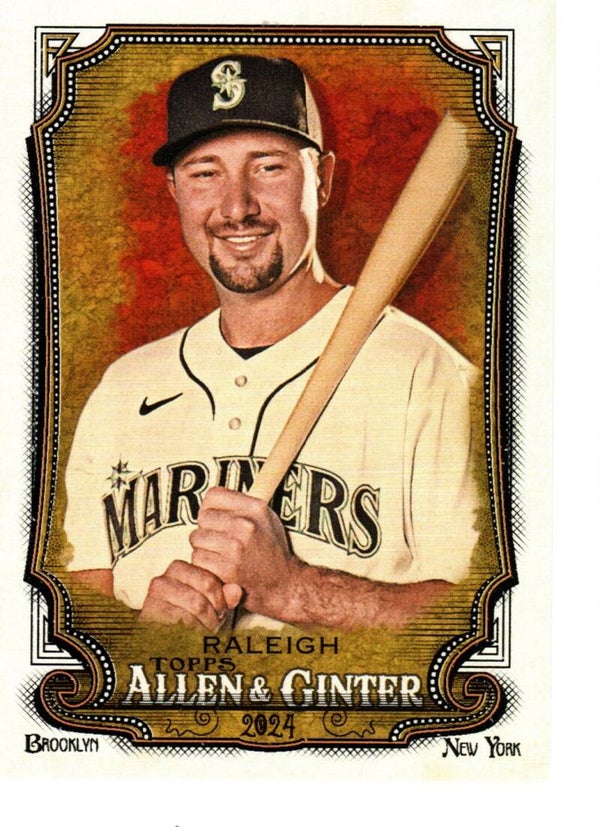 Allen & Ginter 2024 #107 Cal Raleigh, Seattle Mariners