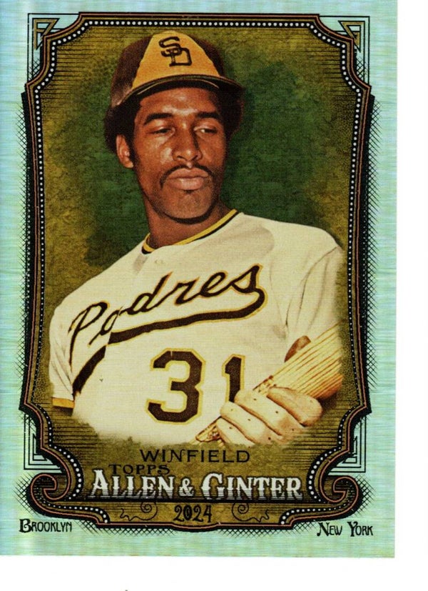 Allen & Ginter 2024 Silver Portrait #108 Dave Winfield, San Diego Padres