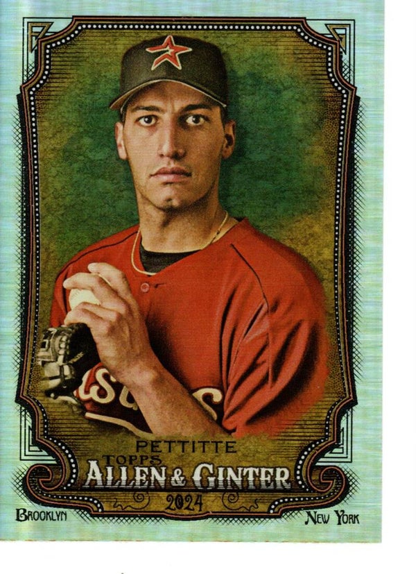 Allen & Ginter 2024 Silver Portrait #120 Andy Pettitte, Houston Astros